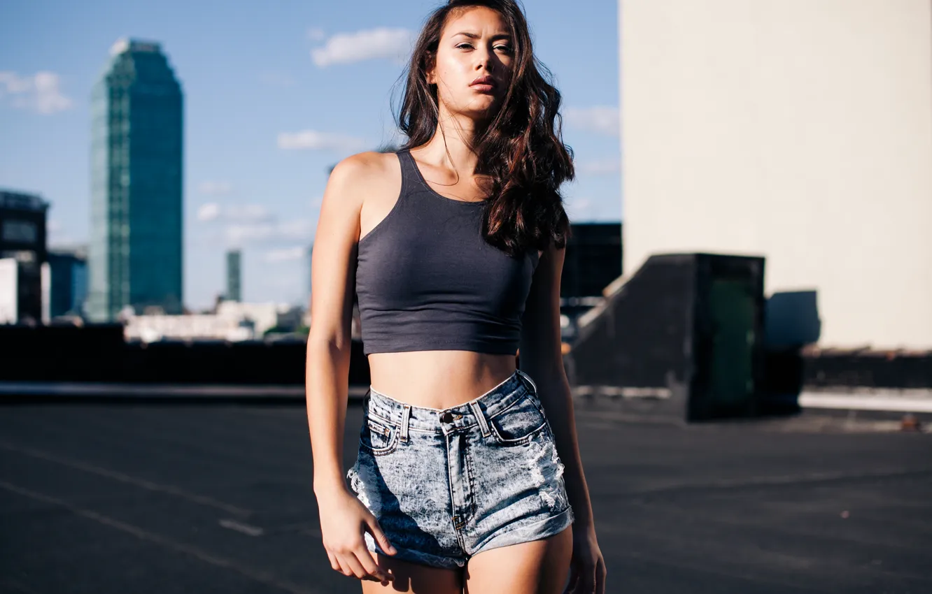 Фото обои девушка, поза, Kylee