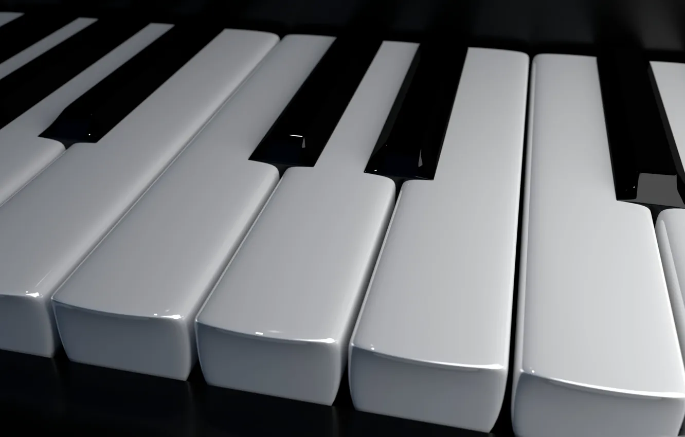 Фото обои рояль, клавиши, пианино