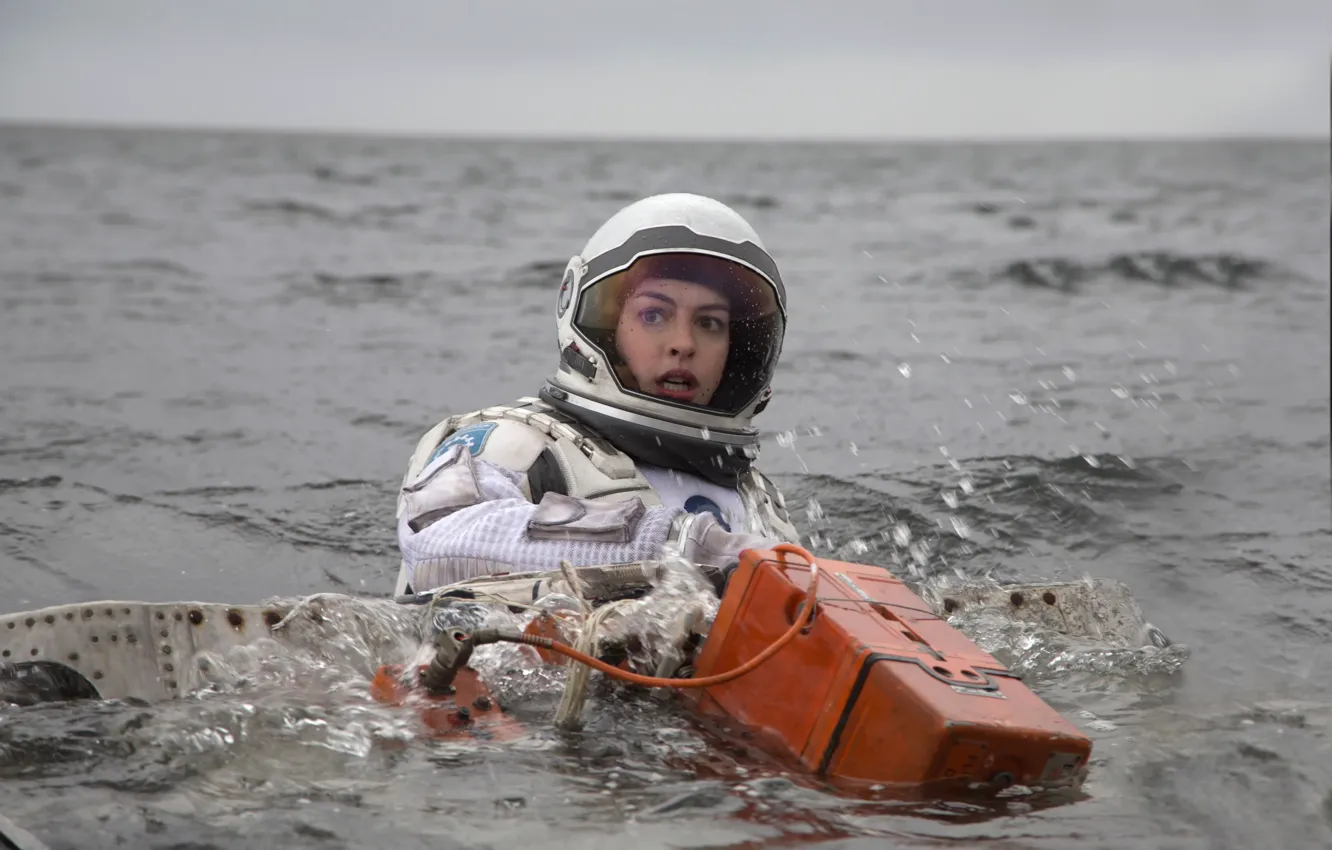 Фото обои Anne Hathaway, Interstellar, Интерстеллар
