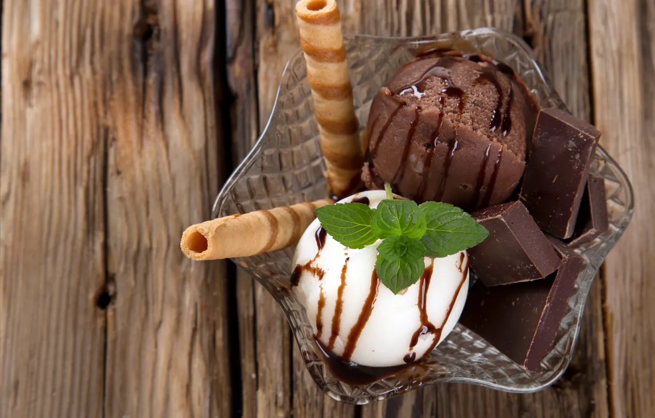Фото обои шоколад, мороженое, десерт, вафли, chocolate, sweet, dessert, ice cream