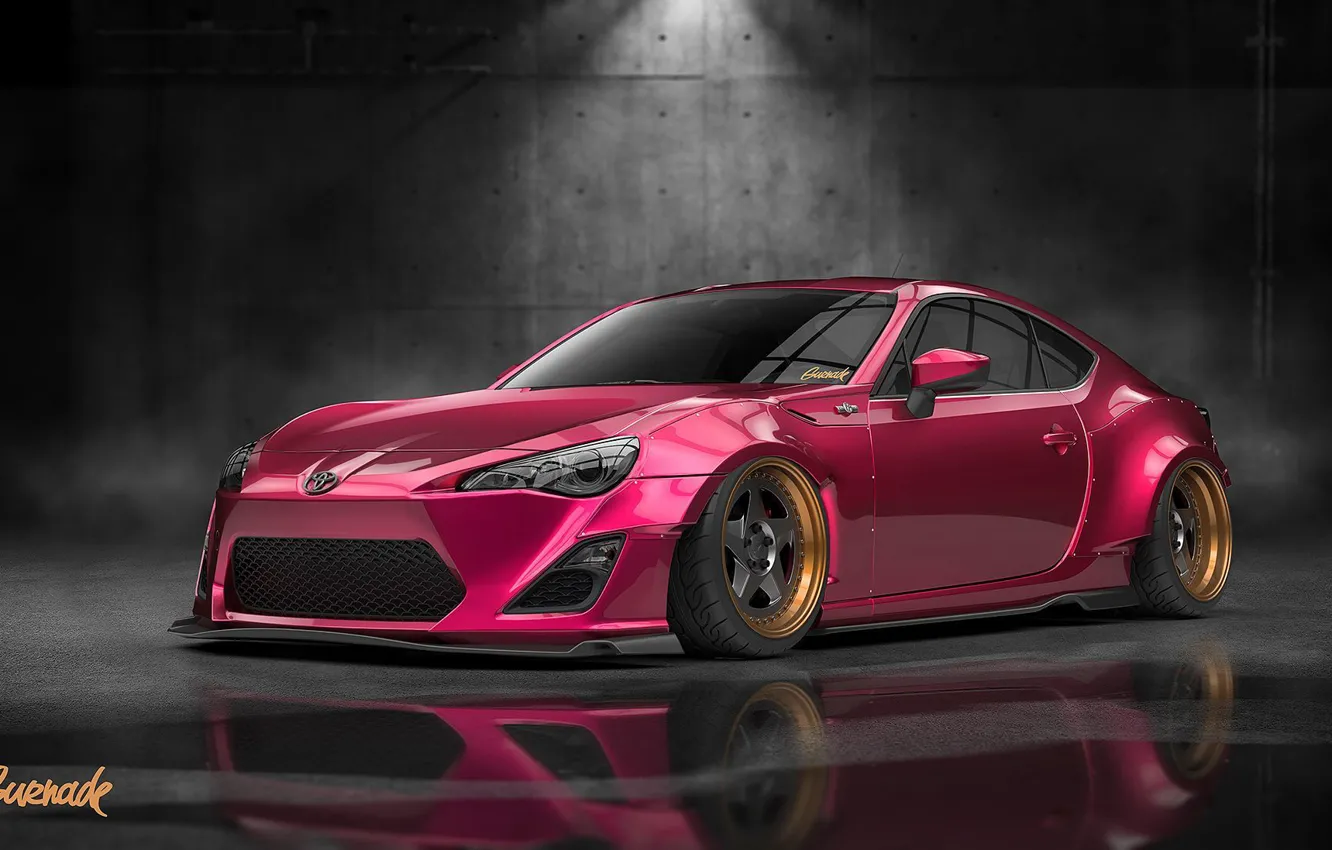 Фото обои Design, Raspberry, by Gurnade, Toyota. GT86