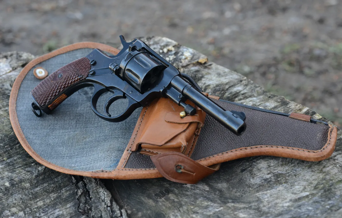 Фото обои кобура, Револьвер, Российская империя, системы Нагана