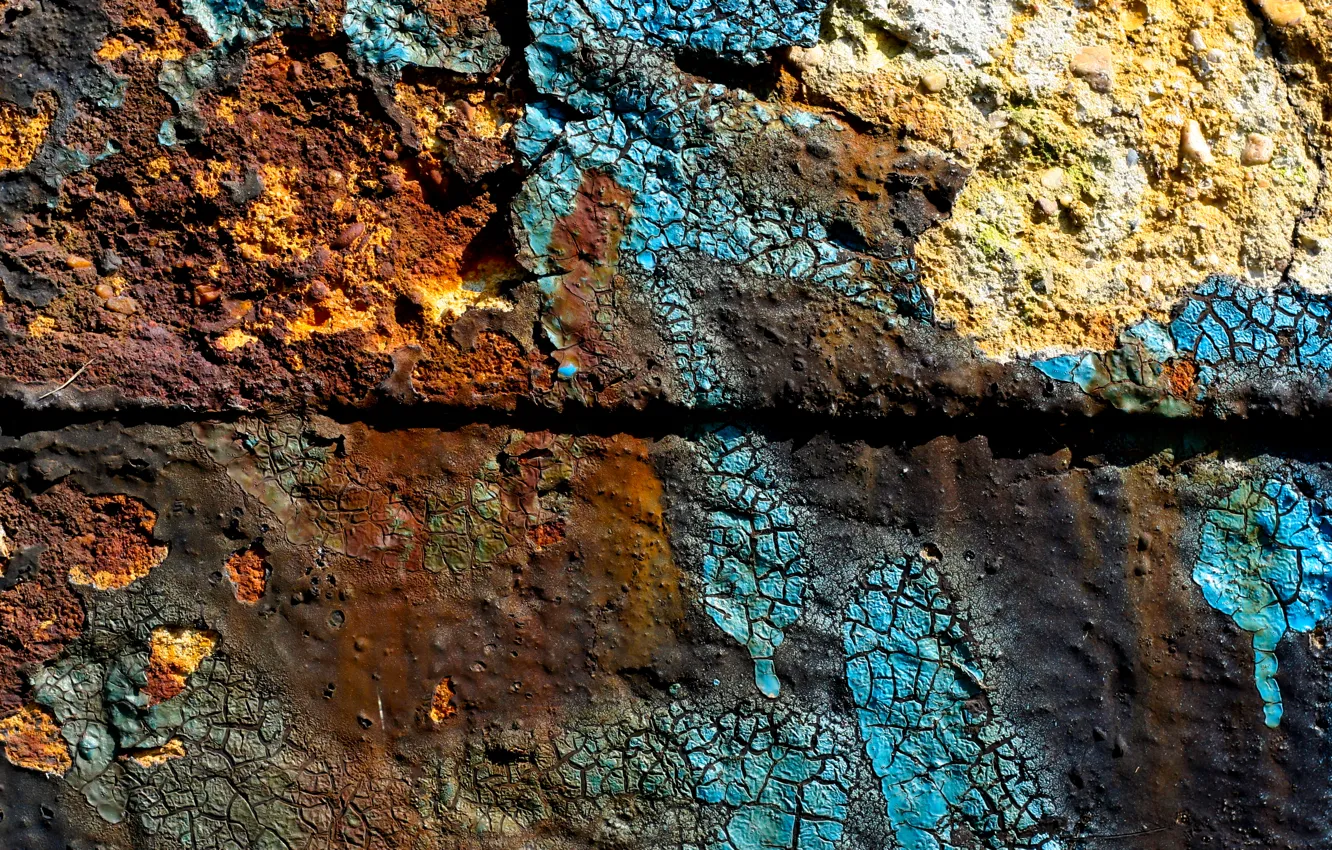 Фото обои dirt, bricks, pattern, strange colors