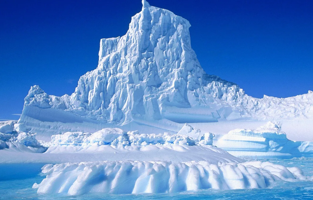 Фото обои Снег, Лед, Антарктика
