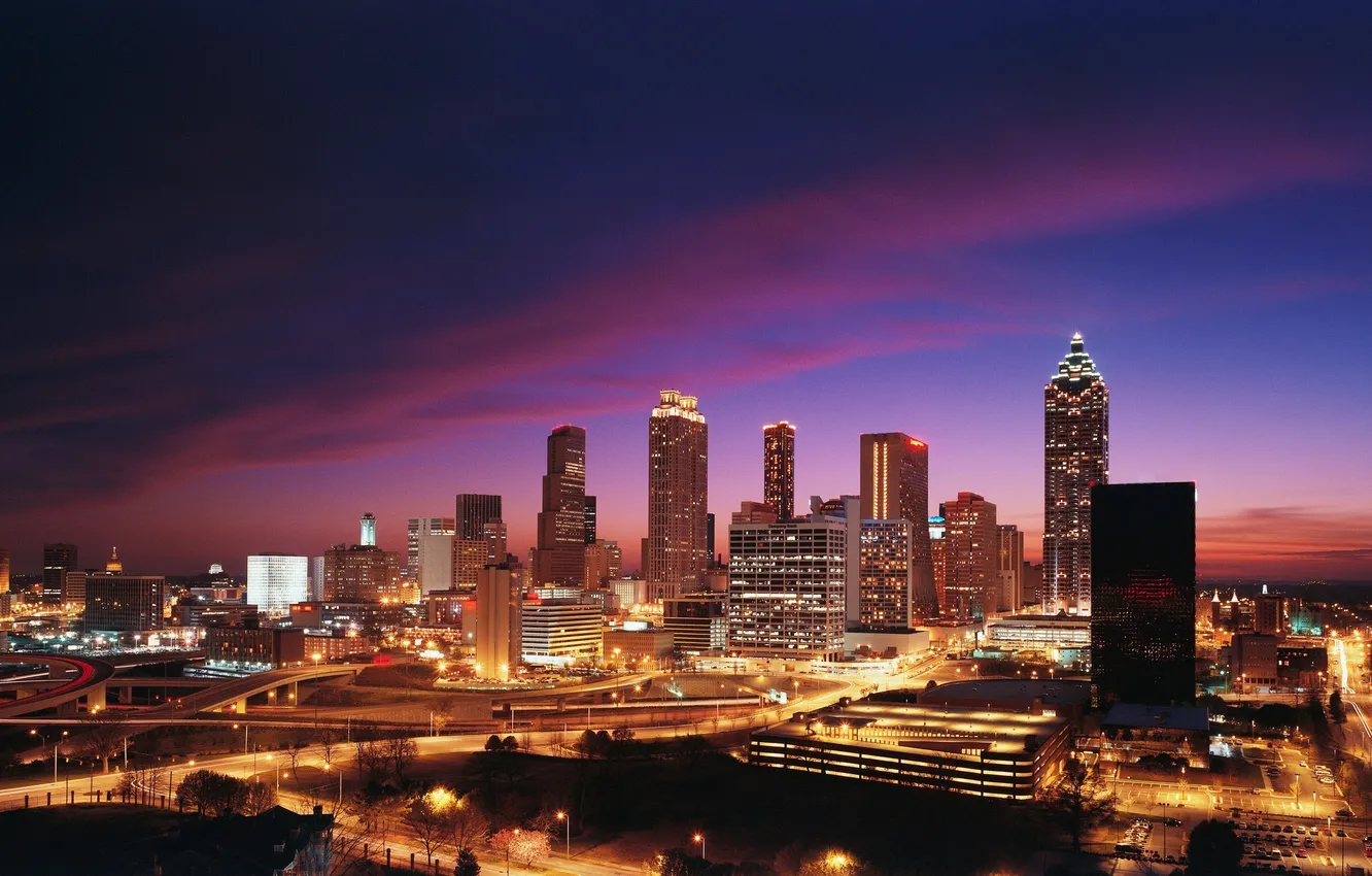 Фото обои city, город, USA, Georgia, Atlanta