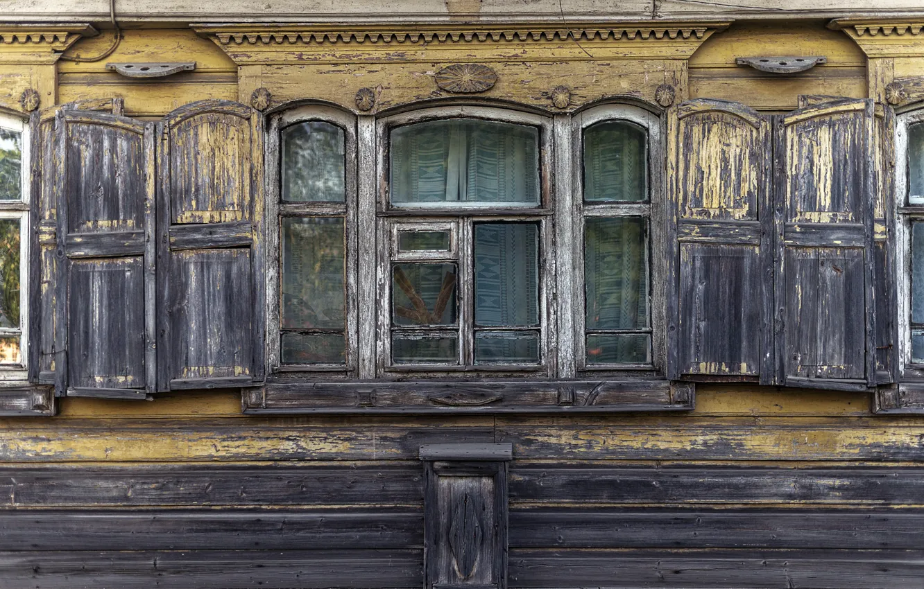Фото обои дом, окно, натурализм