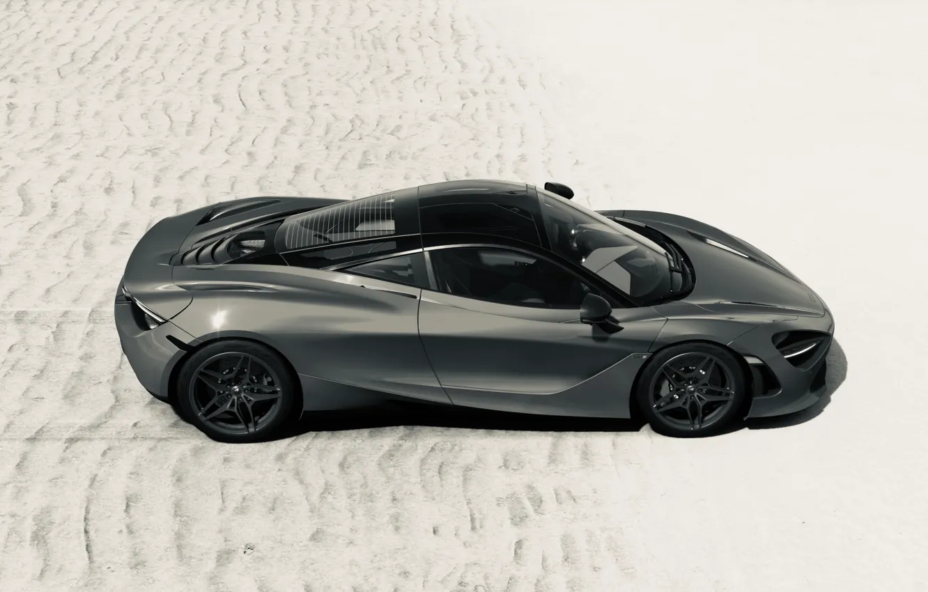 MCLAREN 720s серебристый