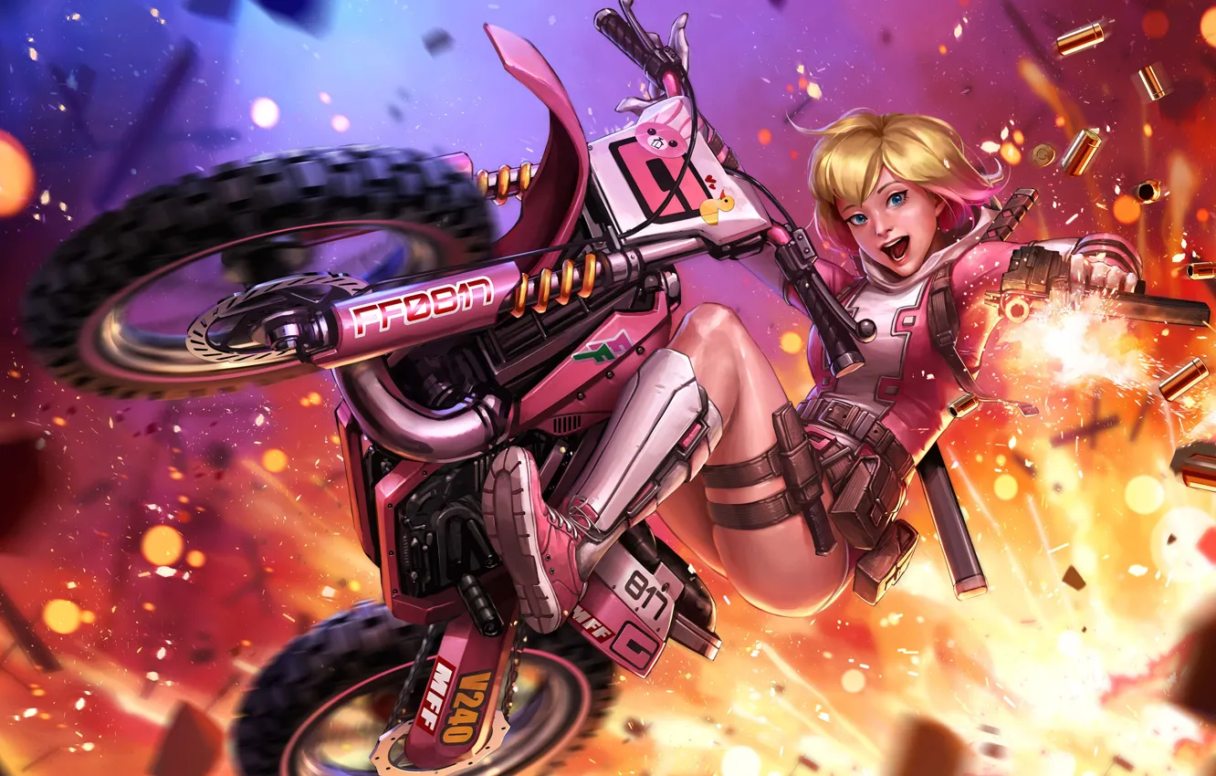 Фото обои Game Art, JeeHyung lee, Gwenpool, Comic Art, Marvel Future Fight
