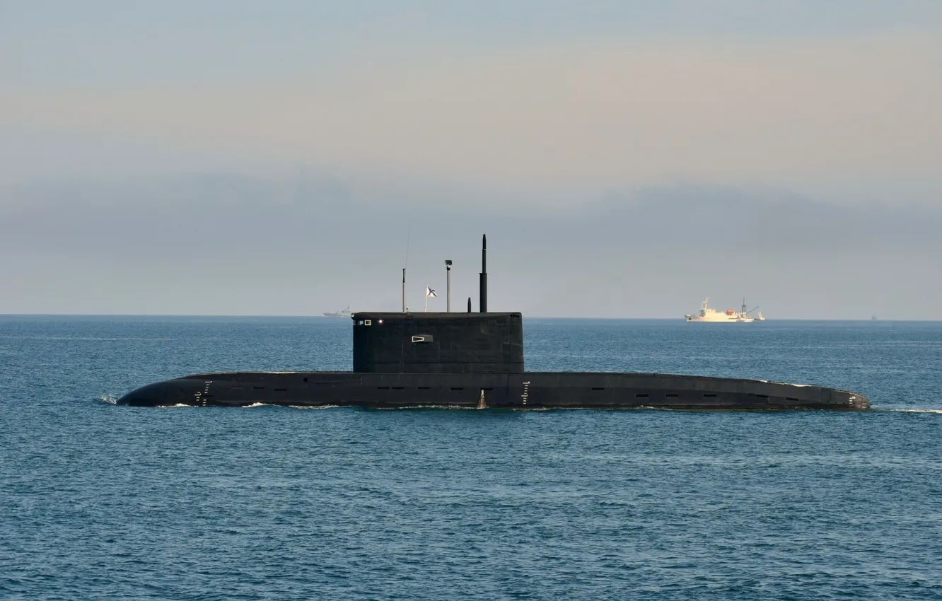 Фото обои субмарина, Чёрное море, Колпино