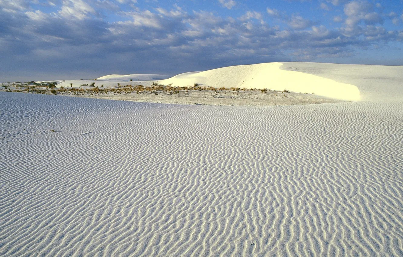 Фото обои песок, небо, Пустыня