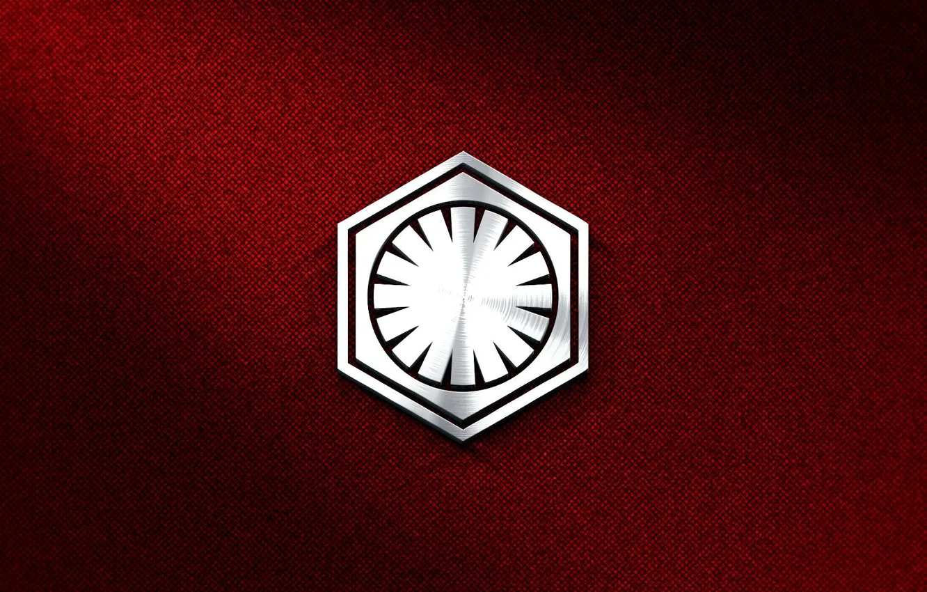 Фото обои Star Wars, logo, symbol, Force Awakens, First Order