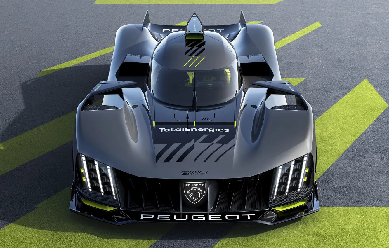 Фото обои Peugeot, гиперкар, hypercar, 2022, 9X8, Le Mans Hypercar