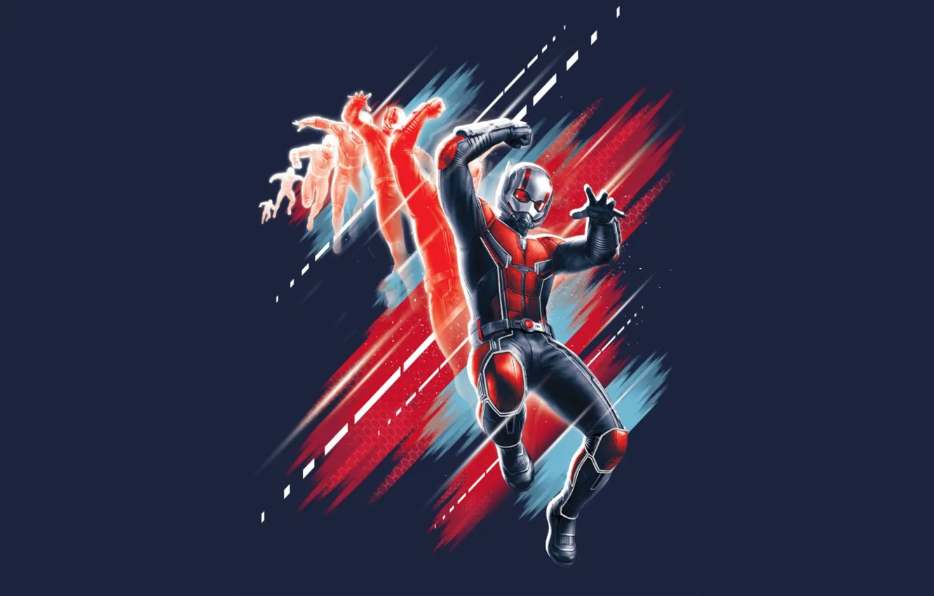 Фото обои фон, кино, арт, Ant-Man and the Wasp, Человек - муравей и Оса