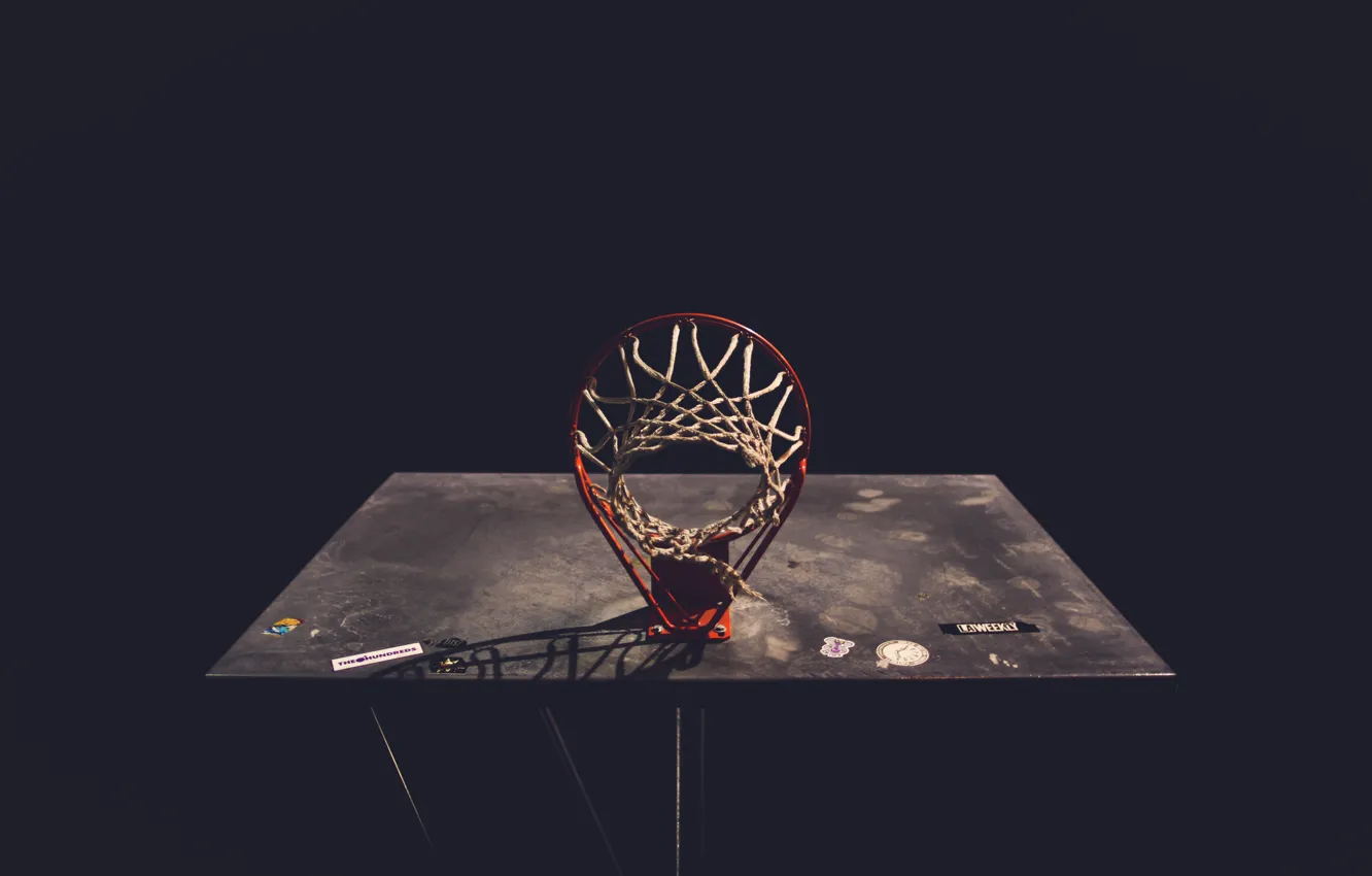 Фото обои sport, game, basketball, board, net, hoop, backboard