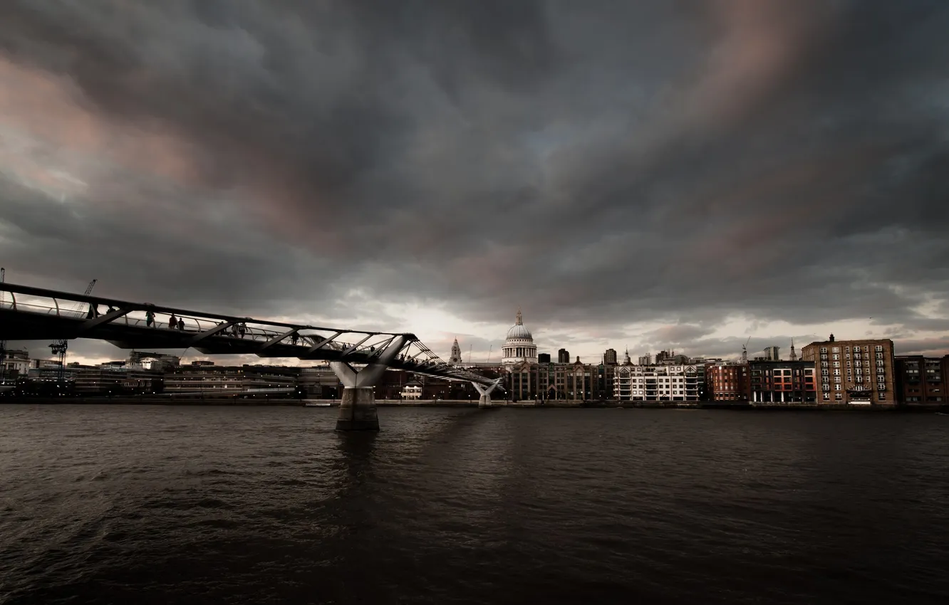 Фото обои Англия, Лондон, London, England, Thames, River