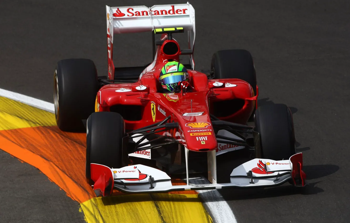 Фото обои трасса, формула 1, пилот, феррари, испания, formula 1, гонщик, 2011