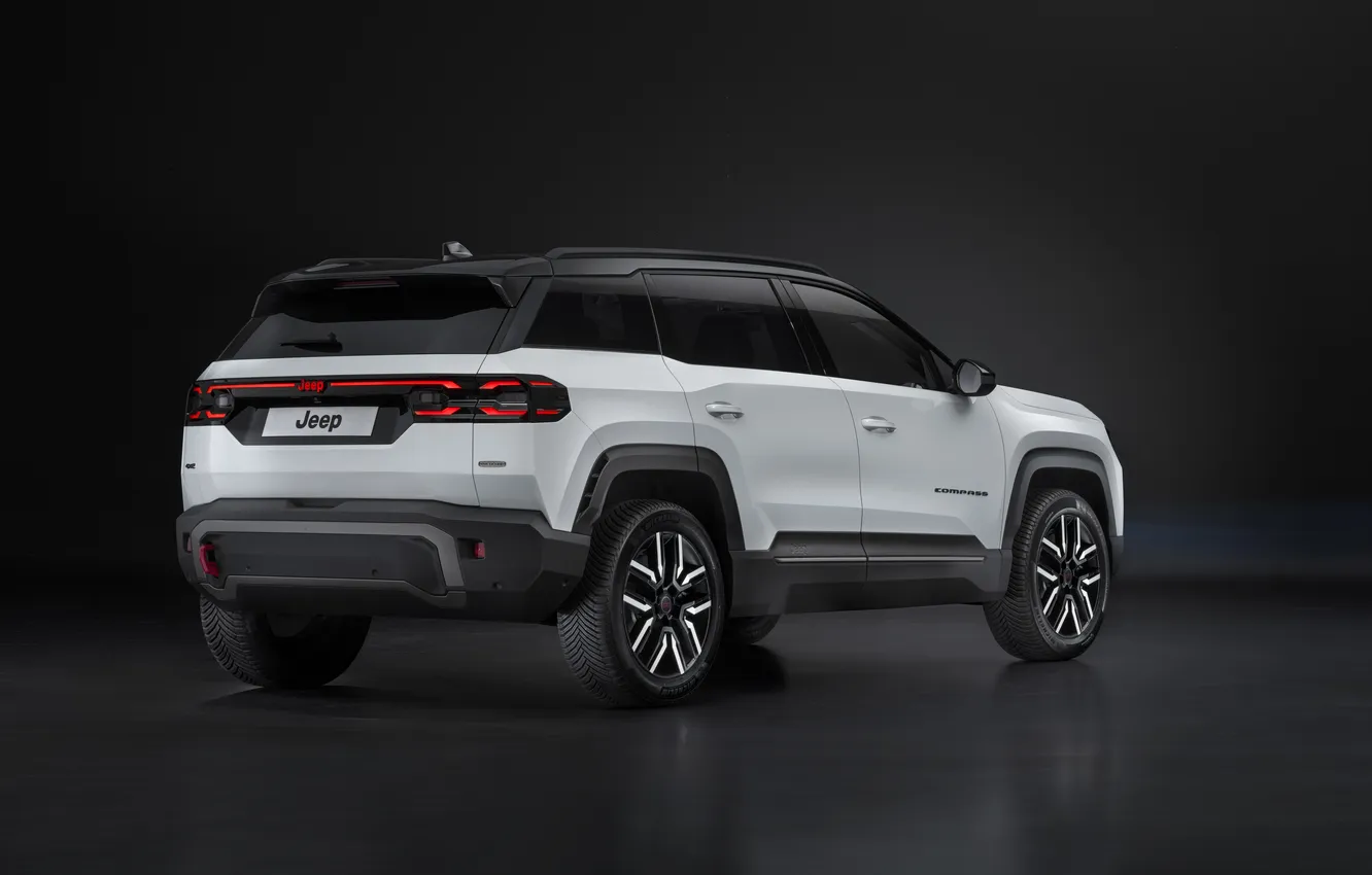 Фото обои Внедорожник, SUV, Jeep, Overland, 2025, Jeep Compass 4xe