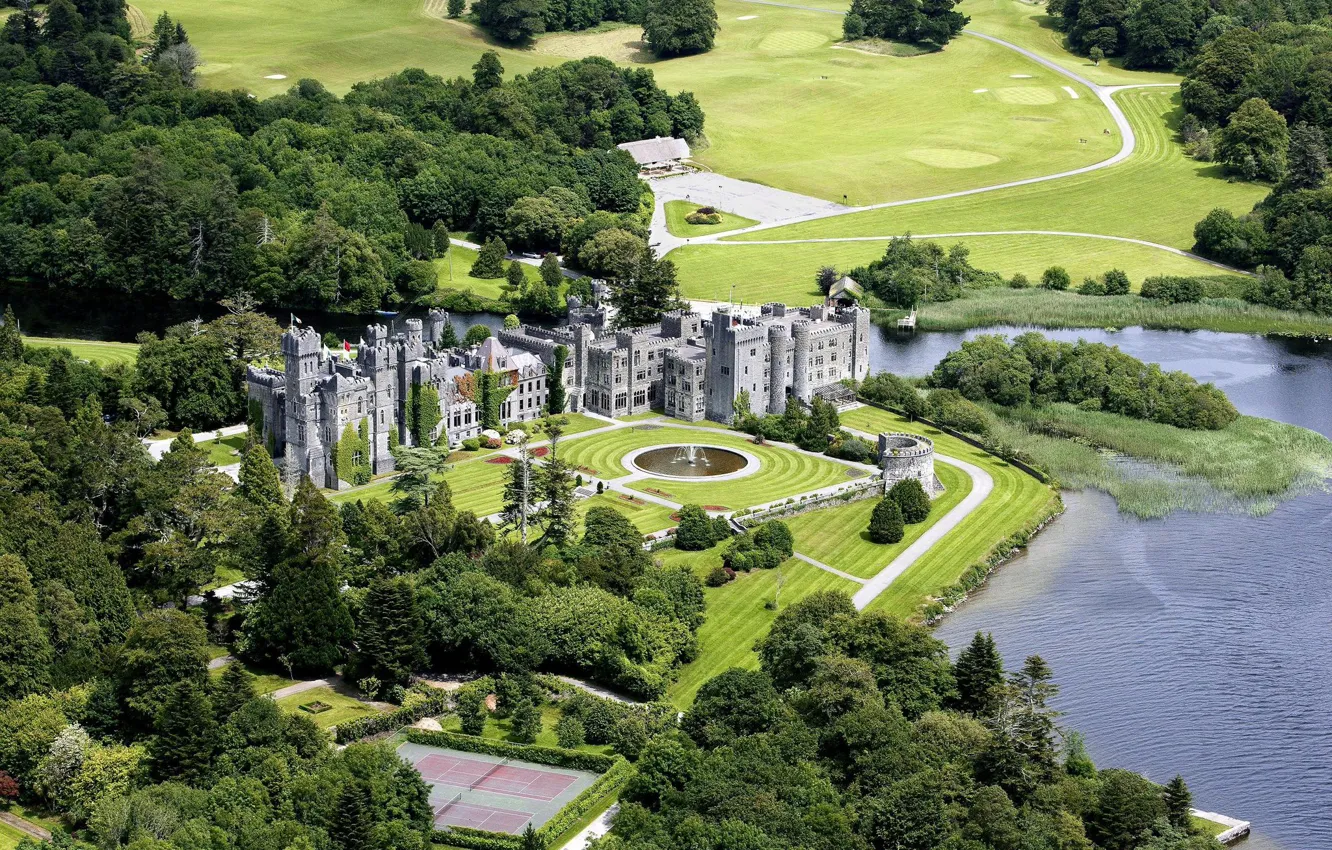 Фото обои Ирландия, Лимерик, Отель Ashford Castle