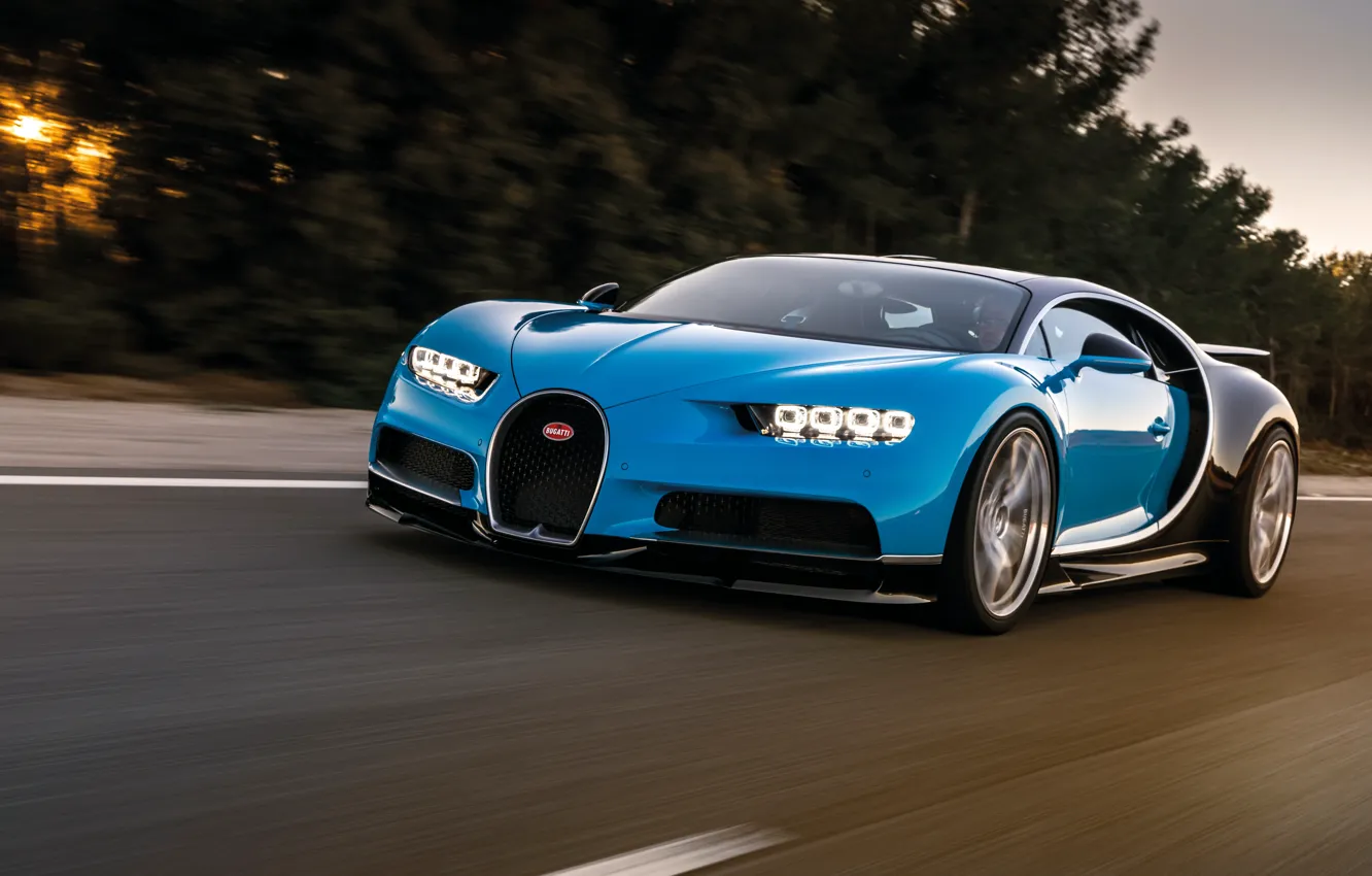 Фото обои Bugatti, суперкар, бугатти, Chiron, чирон