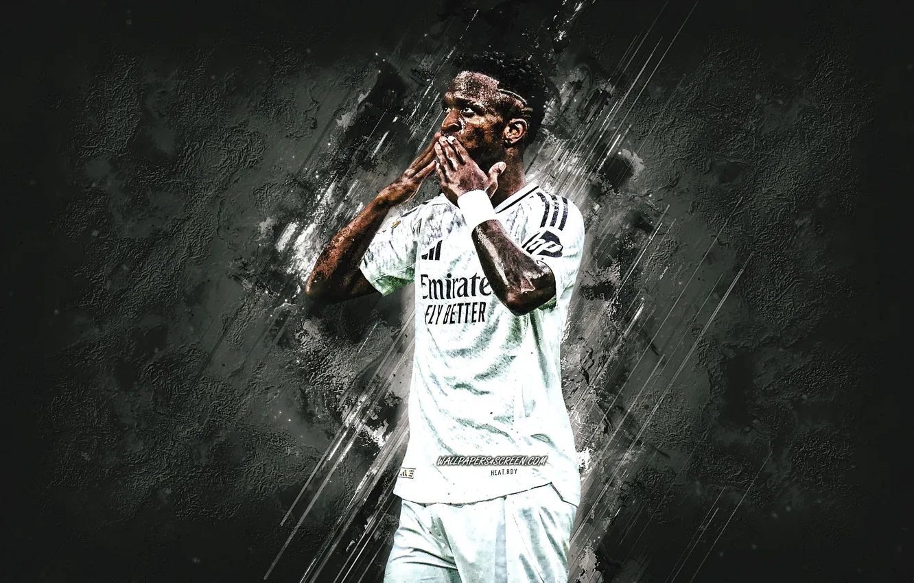 Фото обои Football, Real Madrid, Brazilian, Vinicius Junior, Vini Jr, Vinicius, Vini