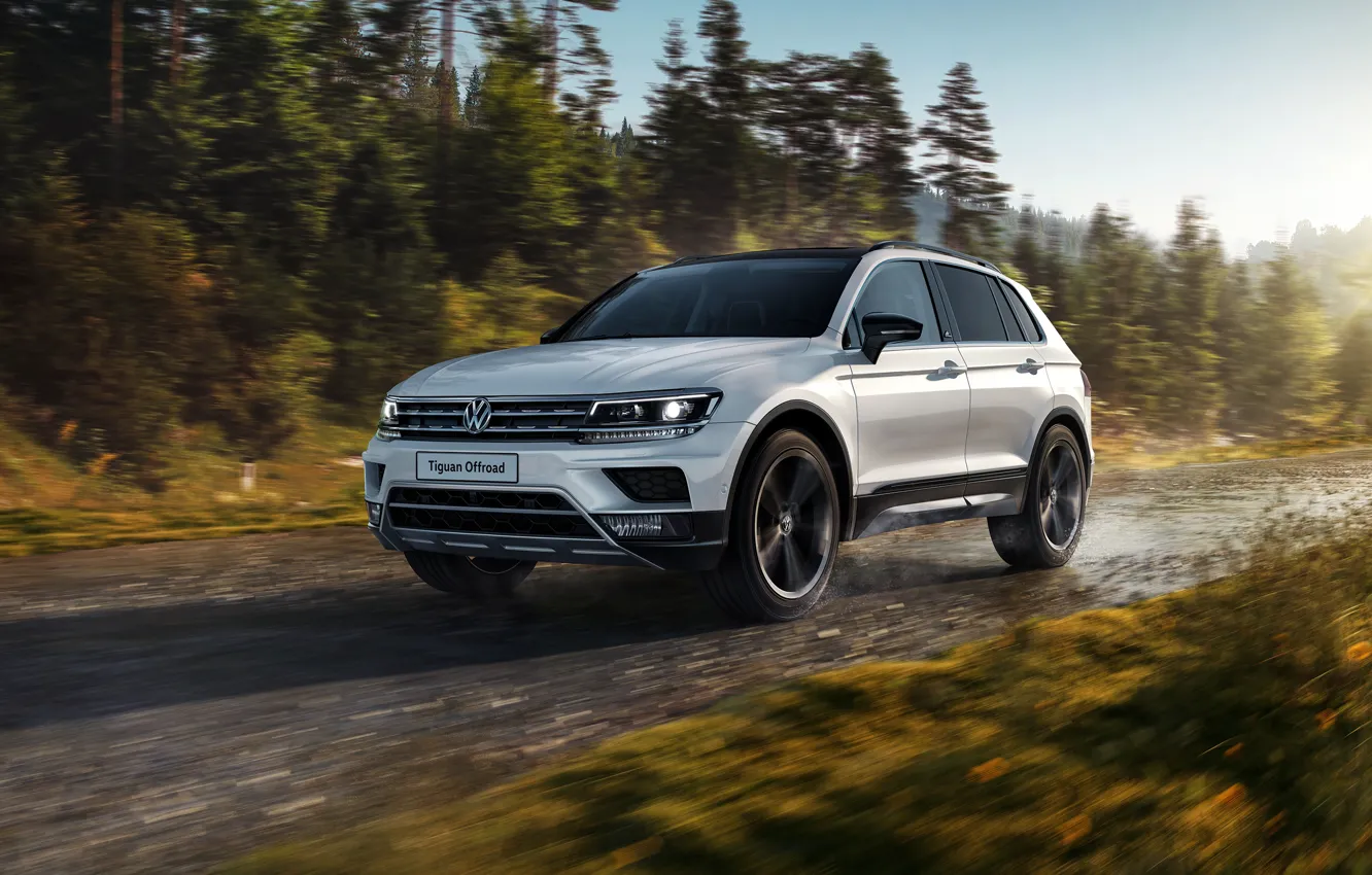 Фото обои Volkswagen, Tiguan, Offroad, Volkswagen Tiguan Offroad