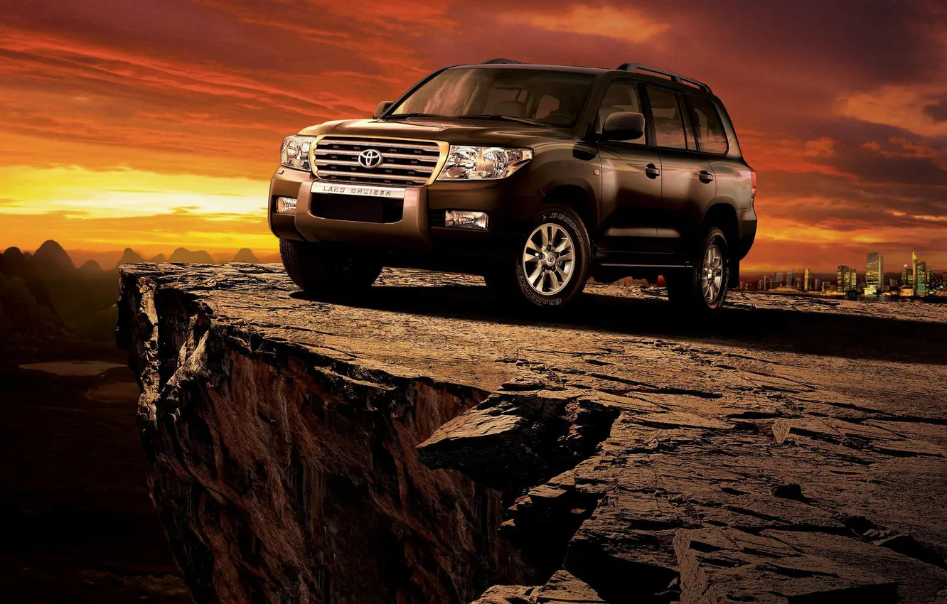 Фото обои внедорожник, toyota, тойота, крузак, land cruiser 200