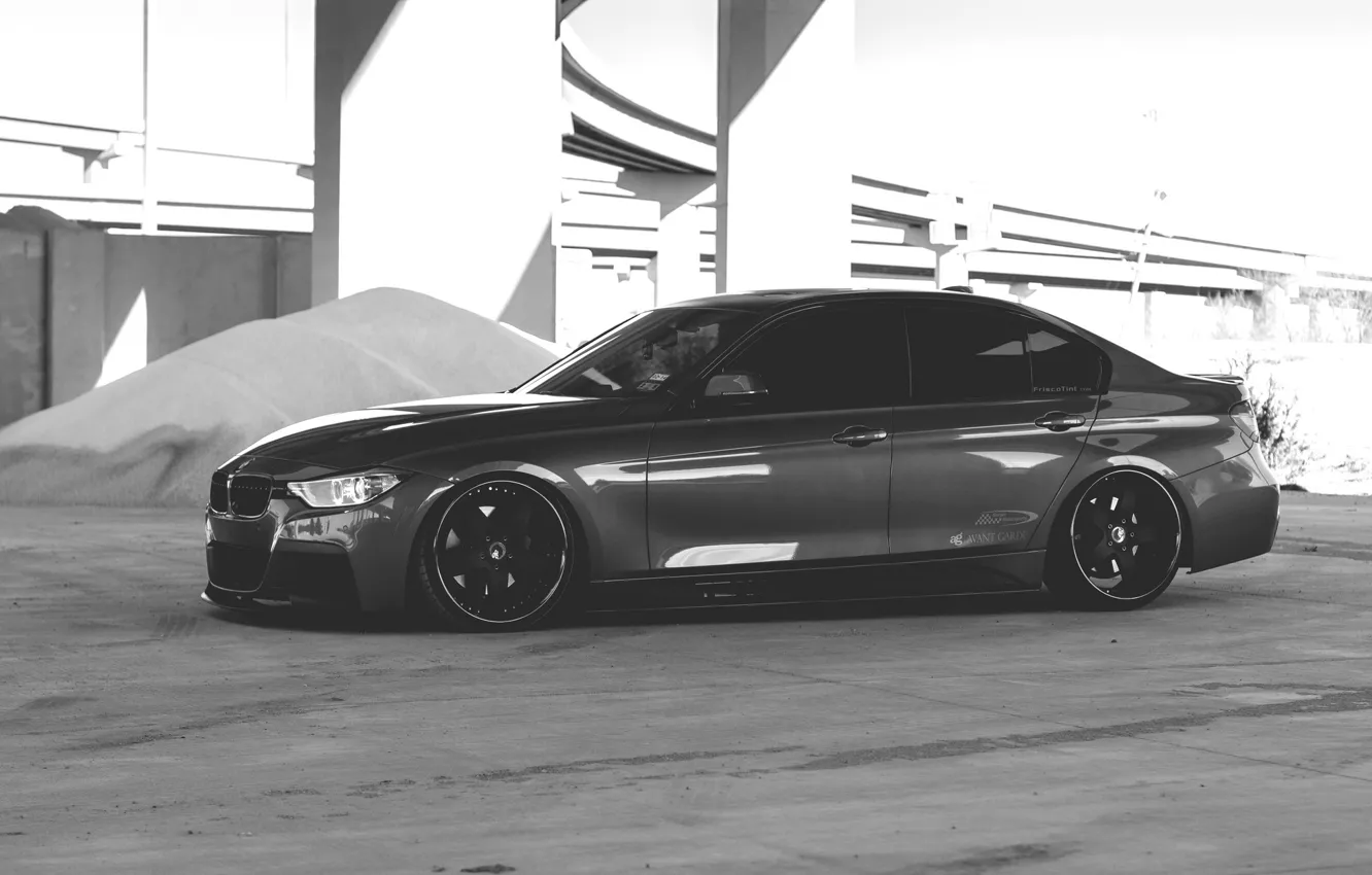 Фото обои BMW, tuning, 335i, F30, stance