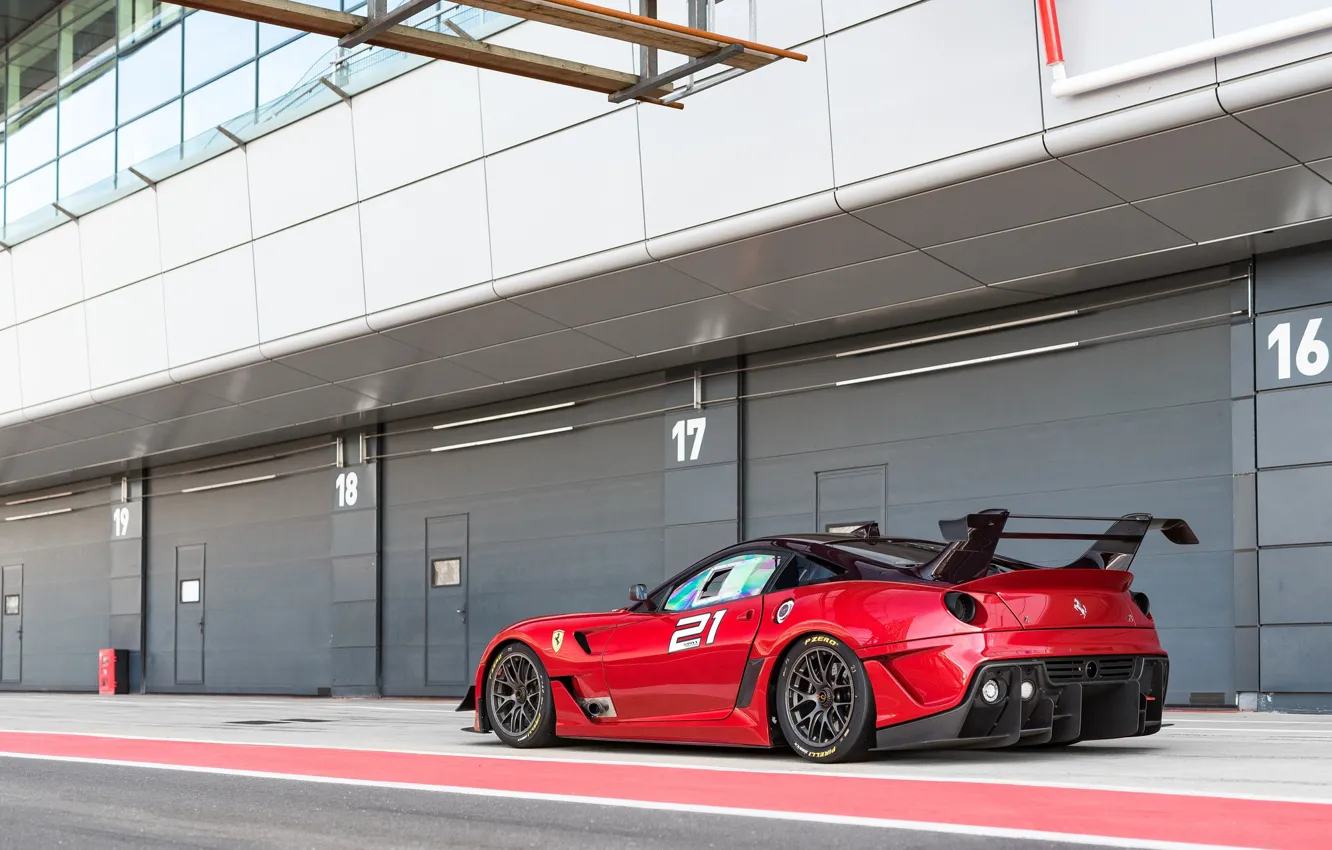 Фото обои спорткар, 599XX, Ferrari 599XX