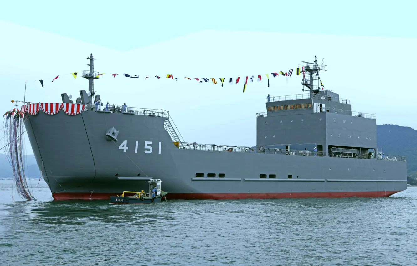 Фото обои Япония, корабль обеспечения, LCU Nihonbare