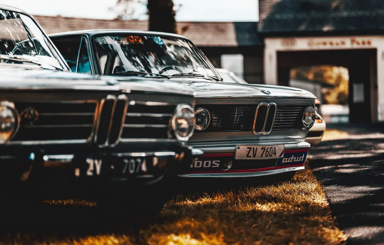 Фото обои машины, фон, BMW 2002