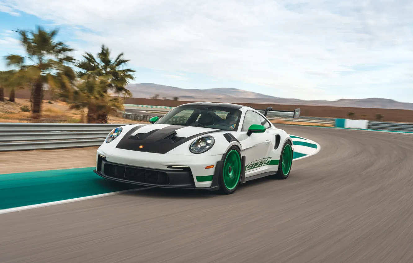 Фото обои 911, Porsche, Porsche 911 GT3 RS, racing track, Tribute to Carrera RS