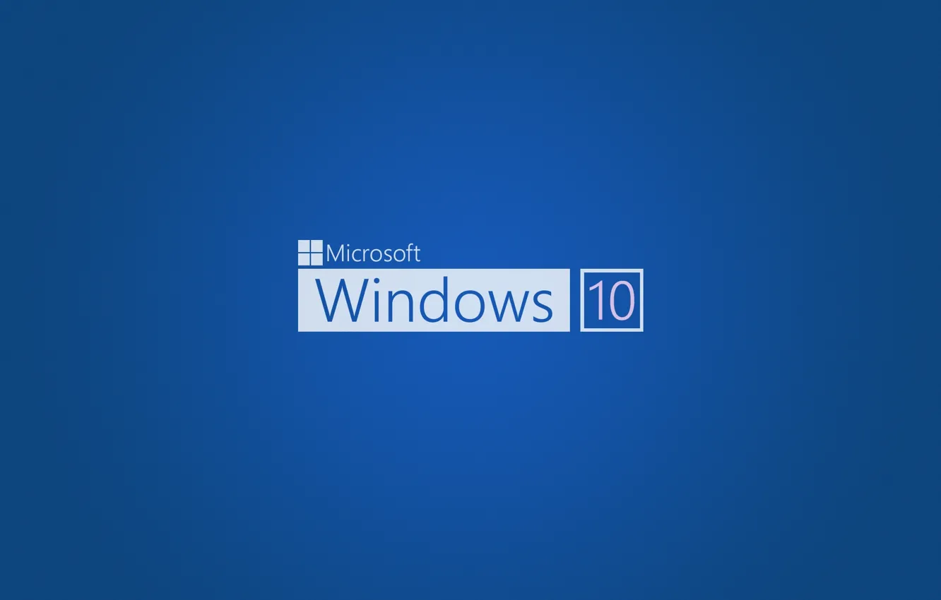 Фото обои blue, Windows 10, operating system