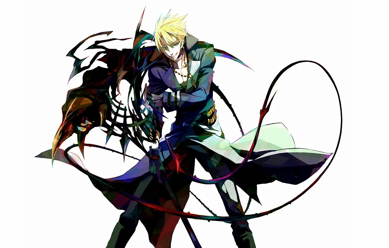 Фото обои улыбка, оружие, парень, 07 Ghost