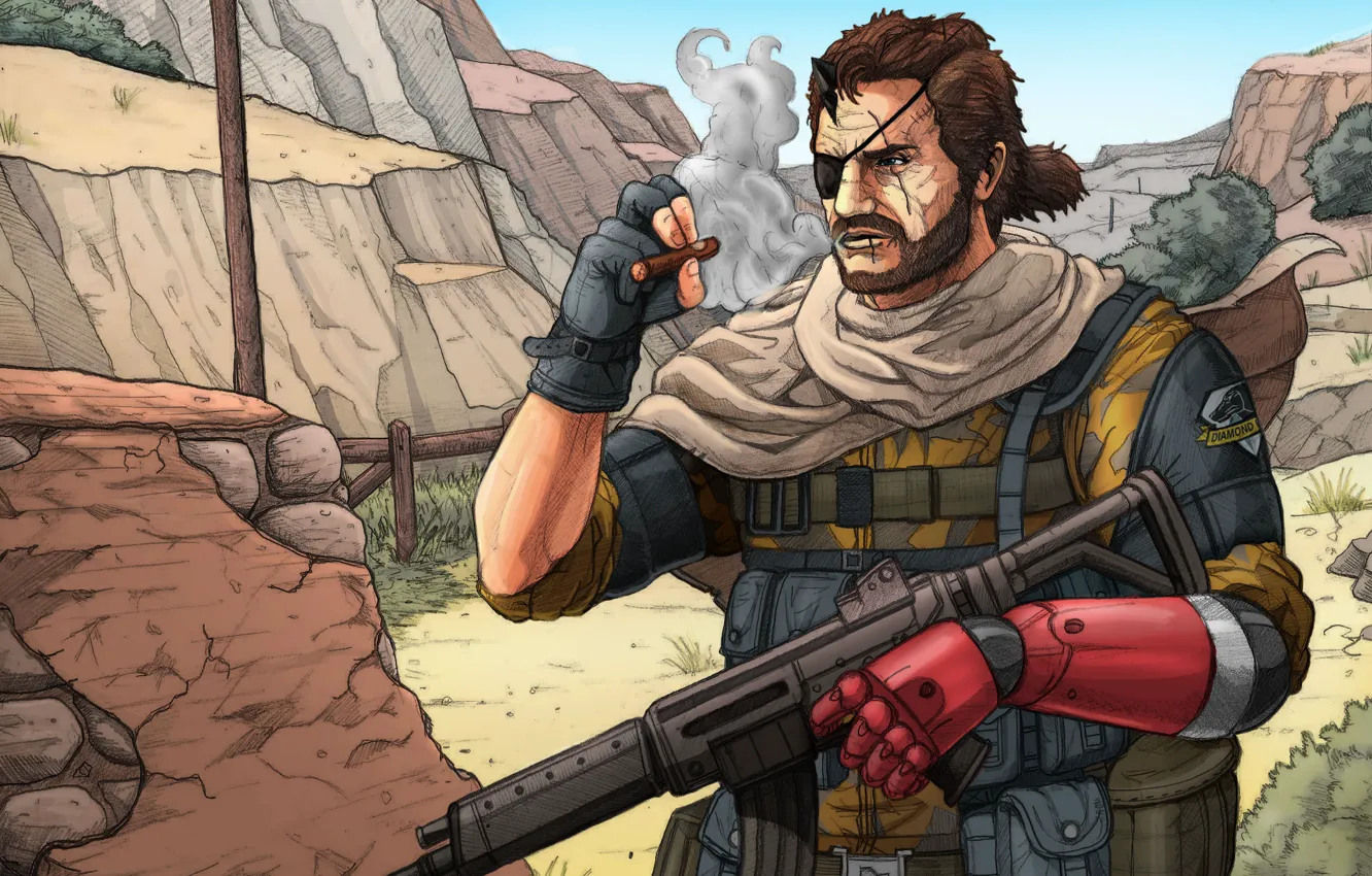 Фото обои konami, Jack, Kojima Productions, Metal Gear Solid V: The Phantom Pain, Punished Snake