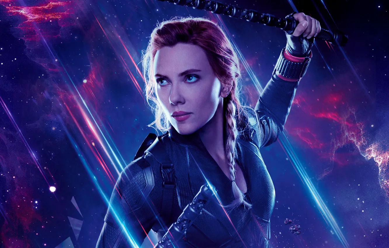 Фото обои Девушка, Scarlett Johansson, Скарлетт Йоханссон, Фантастика, Black Widow, Чёрная вдова, Наташа Романофф, Боевик
