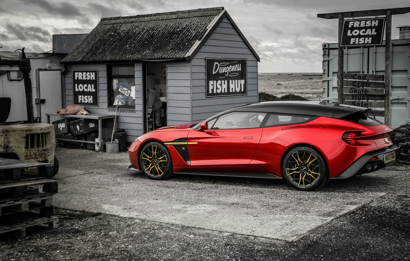 Фото обои Aston Martin, Zagato, Vanquish, Shooting Brake