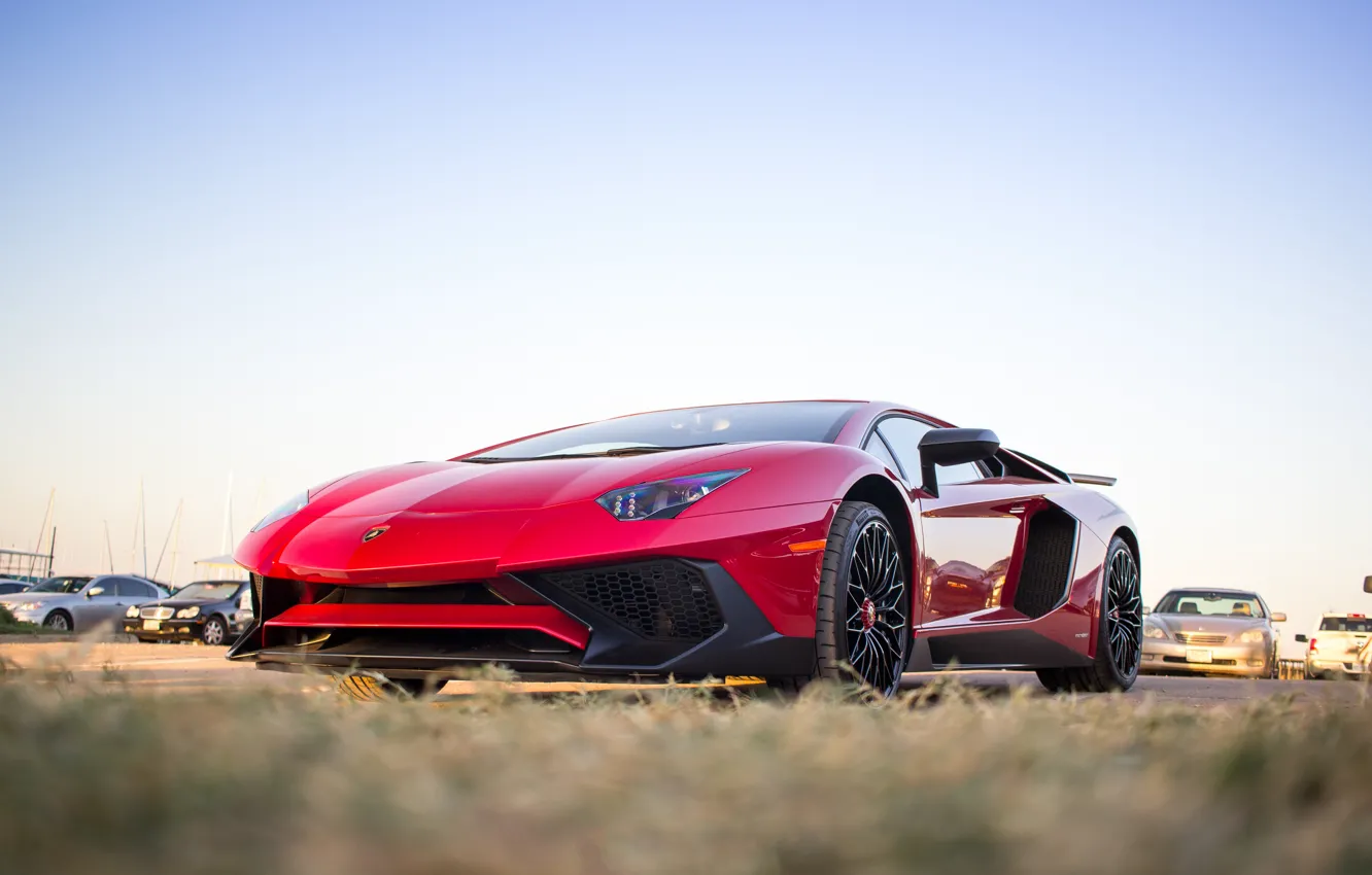 Фото обои Lamborghini, Aventador, 2015, 750-4
