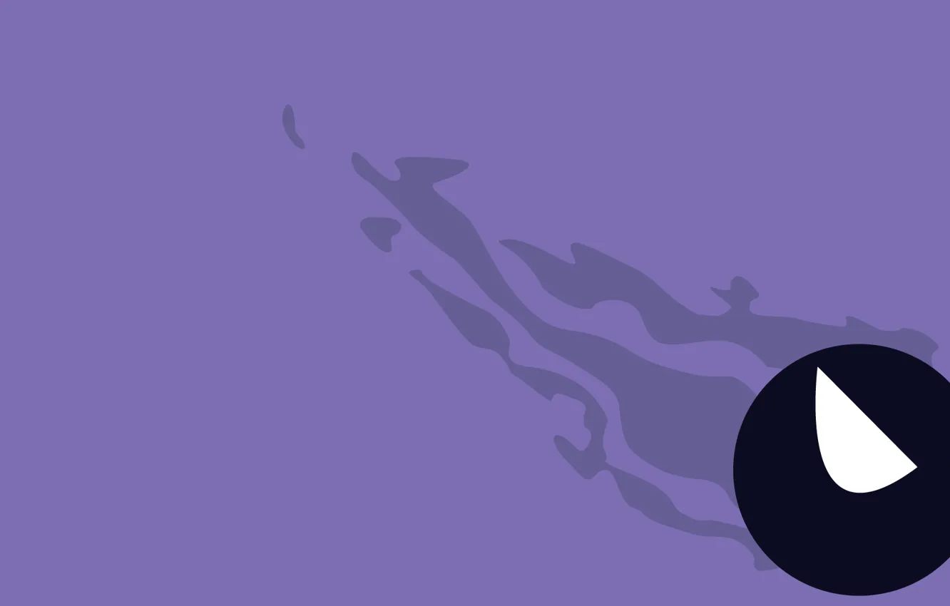 Фото обои образ, покемон, pokemon, gastly, гастли, не дорисован