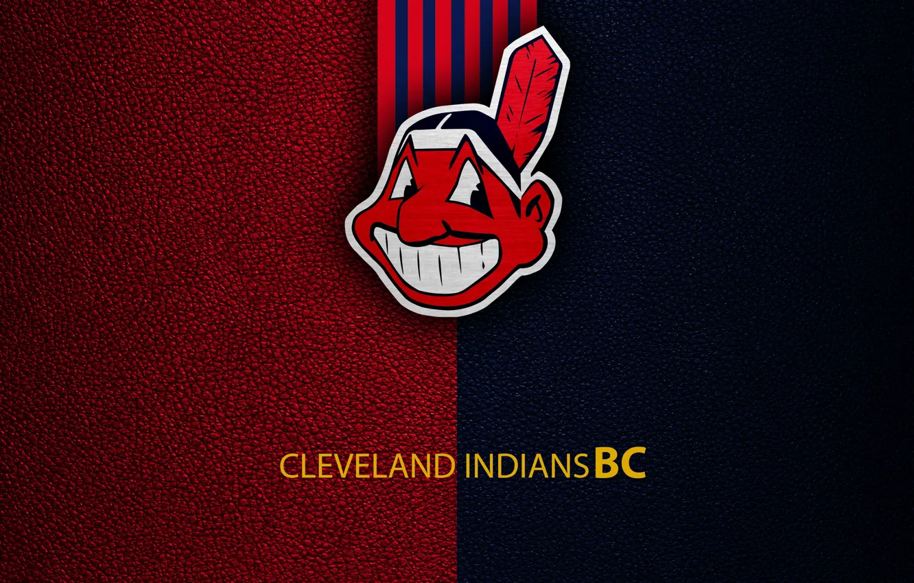 Фото обои wallpaper, sport, logo, baseball, Cleveland Indians
