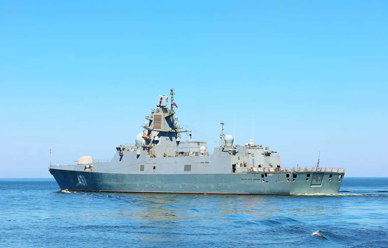 Фото обои фрегат, испытания, Адмирал Касатонов
