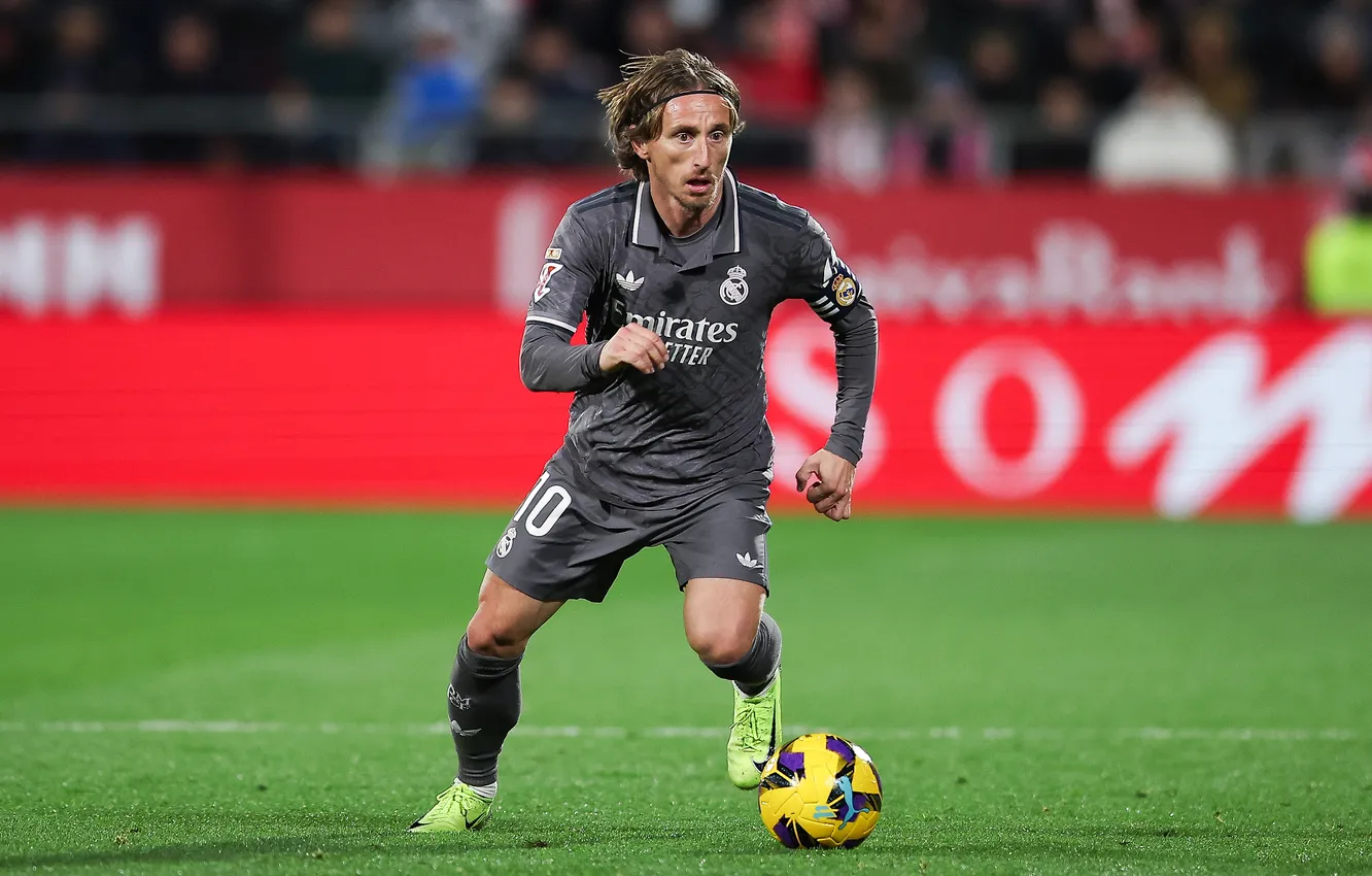 Фото обои Legend, Football, Captain, Real Madrid CF, Luka Modrić, Croatian
