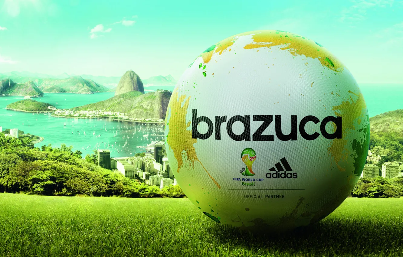 Фото обои Adidas, 2014, Brazuca, Match Ball, Fifa World Cup