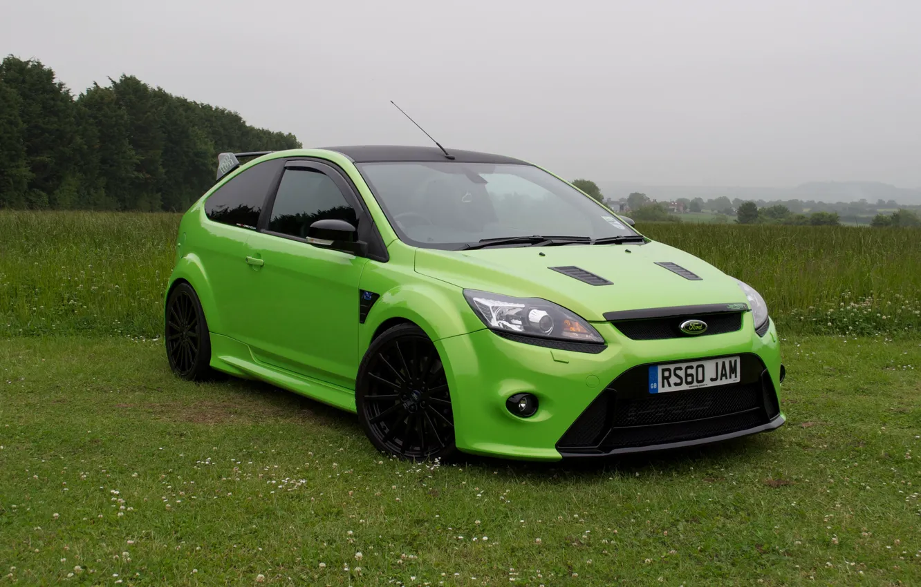 Фото обои green, Ford, Focus, black, Direct