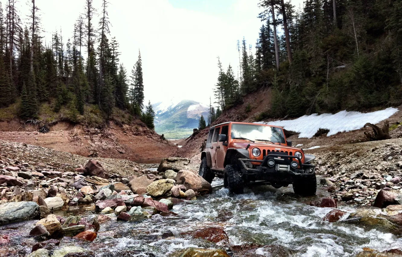 Фото обои Nature, Landscape, Wrangler, Off Road