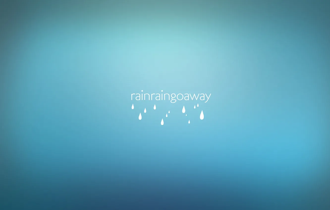Фото обои капли, дождь, надпись, минимализм, слова, rain, minimalism, words