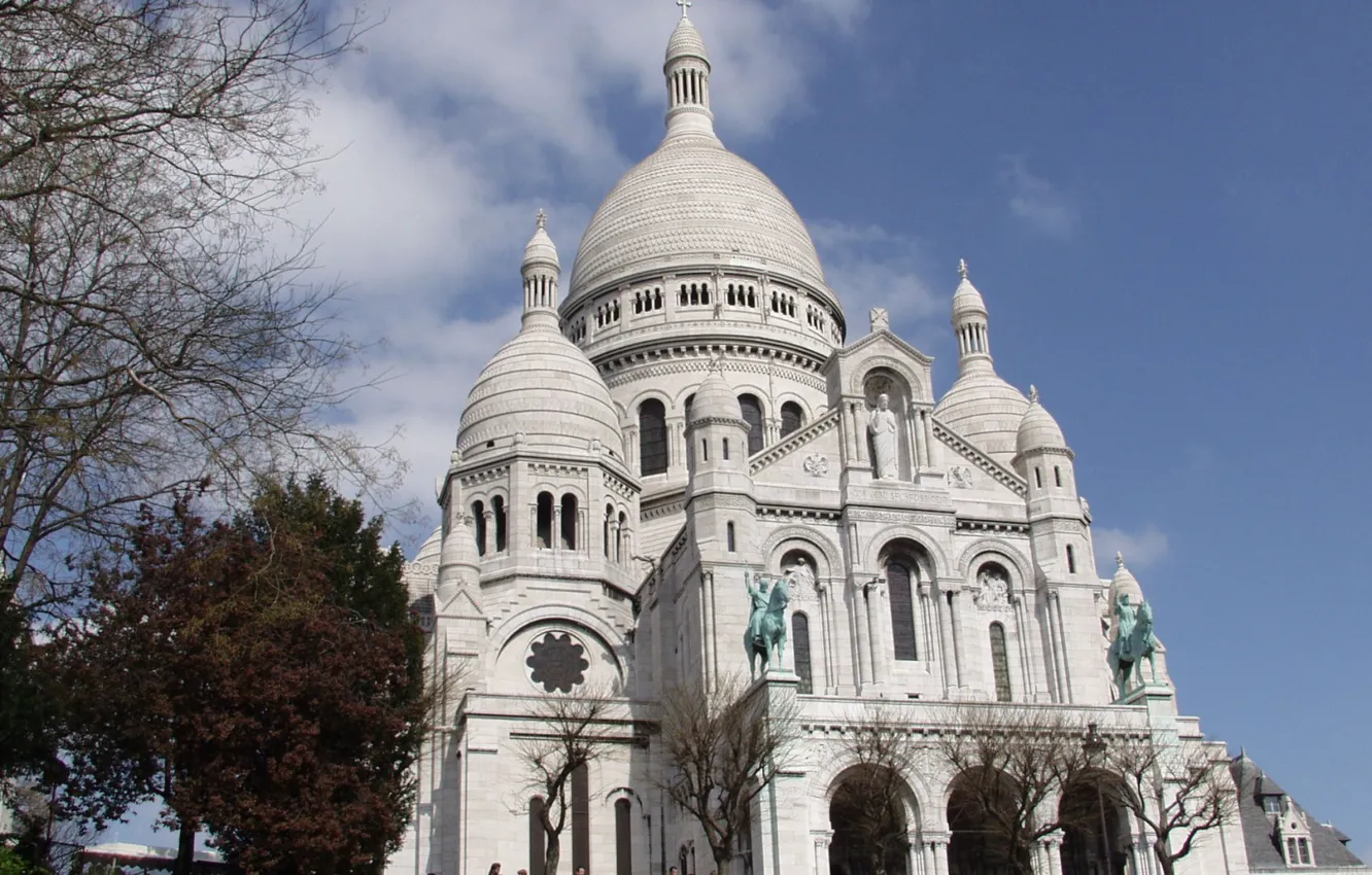 Фото обои Paris, Montmartre, SacreCoeur