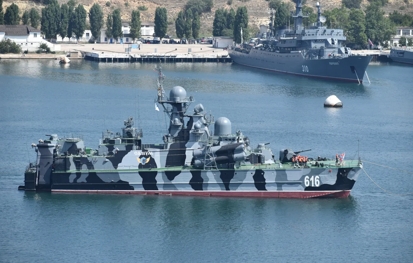 Фото обои корабль, ракетный, на воздушной подушке, Самум, автор Erne