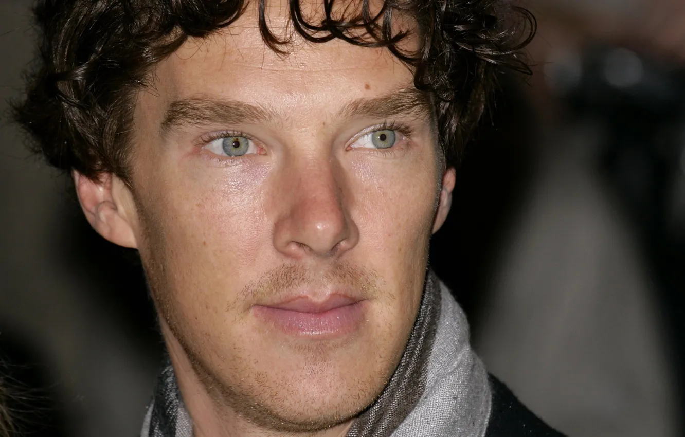 Фото обои взгляд, лицо, актёр, Бенедикт Камбербэтч, Benedict Cumberbatch, британский актер