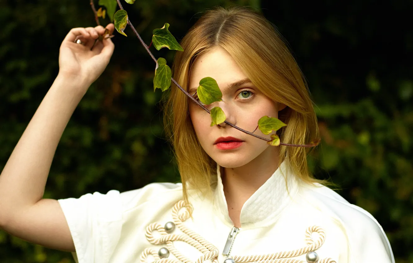 Фото обои Elle, Elle Fanning, Эль Фаннинг, на фотосессии, 2017