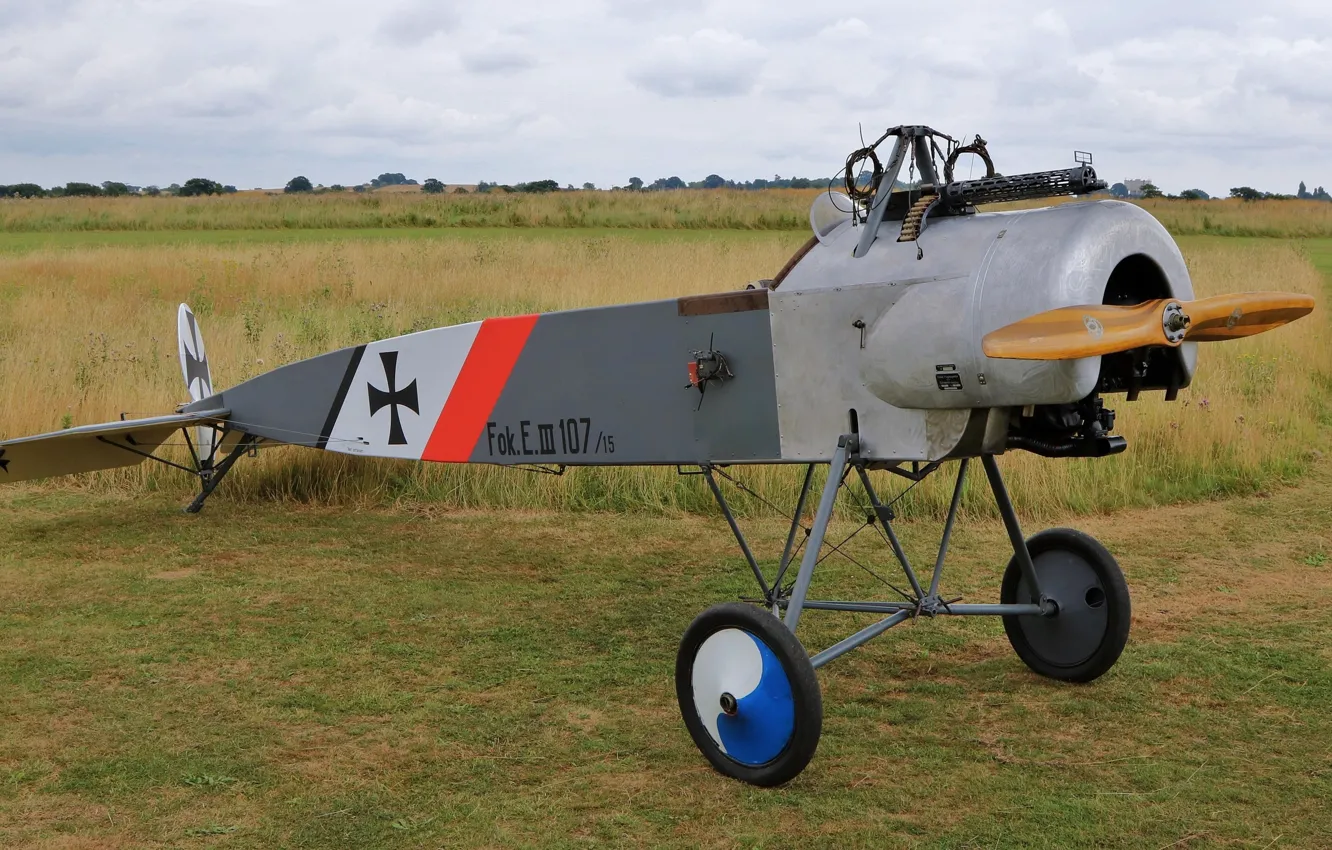 Фото обои Истребитель, Fokker, Первой мировой войны, E.III replica